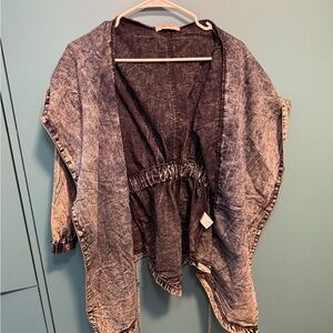 Stylish Denim Kimono Jacket